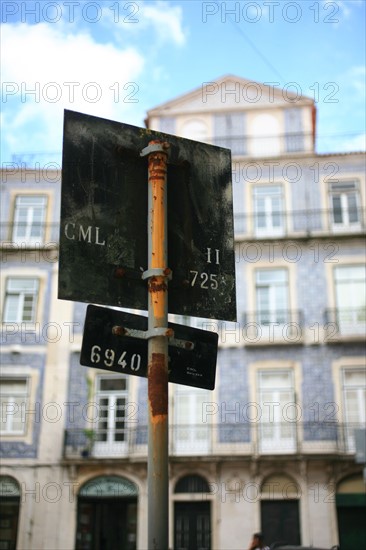 portugal, lisbonne, lisboa, signes de ville, bairro alto, detail de facades
Date : septembre 2011