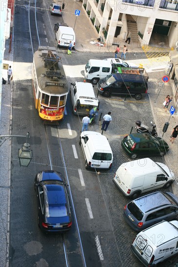 portugal, lisbonne, lisboa, signes de ville, tramway numero 28, transport
Date : septembre 2011