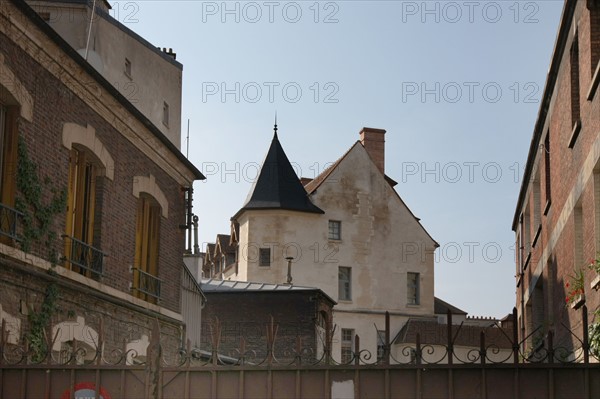 France, ile de france, paris 13e arrondissement, hotel de la reine blanche, rue geffroy, patrimoine, restauration,
Date : 2011-2012