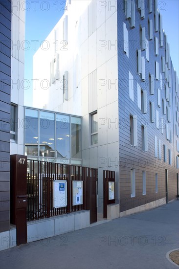 France, ile de france, paris, 13e arrondissement, zac paris rive gauche, 47 rue des grands moulins, groupe scolaire, ecole elementaire et ecole maternelle, education,


Date : 2011-2012