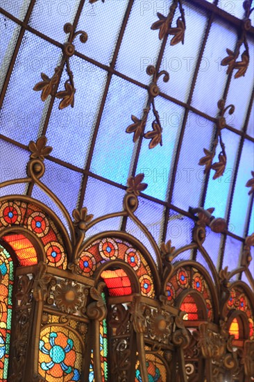 Great dome of Galeries Lafayette in Paris