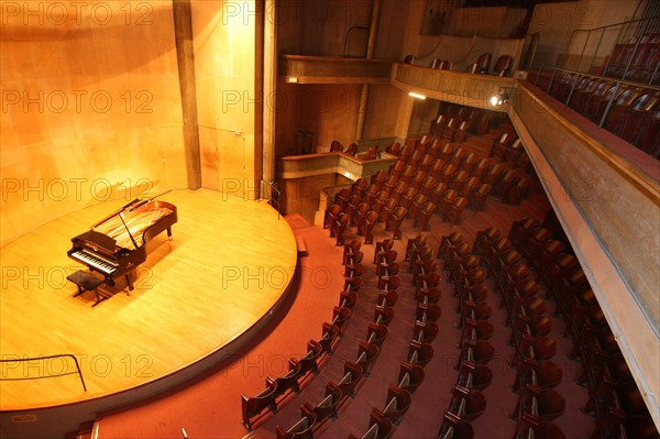 France, ile de france, paris 17e arrondissement, 78 rue cardinet, salle cortot, architecte auguste perret, ecole normale superieure de musique, salle de concert, piano,