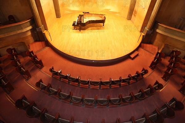 France, ile de france, paris 17e arrondissement, 78 rue cardinet, salle cortot, architecte auguste perret, ecole normale superieure de musique, salle de concert, piano,