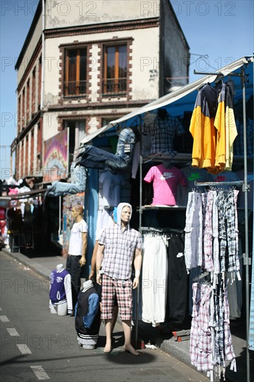 France, ile de france, paris, 18e arrondissement, porte de clignancourt, marche aux puces de saint ouen,