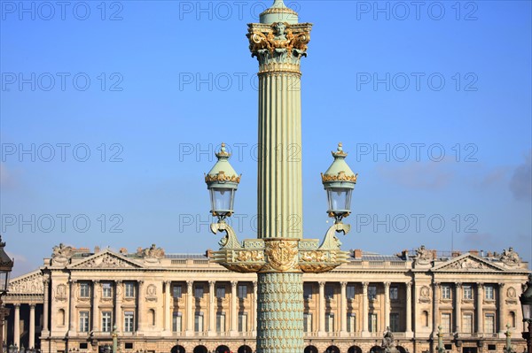 france, region ile de france, paris 8e arrondissement, place de la concorde, hotel de la marine, ancien ministere, candelabre, eclairage, hittorff, hotel particulier, arcades, rue royale,


Date : Ete 2012