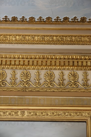 France, ile de france, paris 9e arrondissement, 9 rue drouot, hotel d'augny, mairie du 9e arrondissement, salle des mariages, detail decor miroir,


Date : Ete 2012