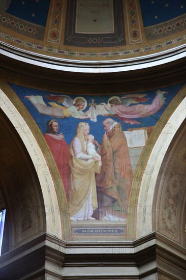 France, ile de france, paris 9e arrondissement, rue de chateaudun, eglise notre dame de lorette, decor interieur, peintures,


Date : Ete 2012