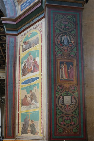 France, ile de france, paris 9e arrondissement, rue de chateaudun, eglise notre dame de lorette, decor interieur, peintures,


Date : Ete 2012