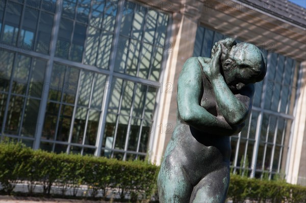 France, Region Ile de France, Paris 1er arrondissement, jardin des Tuileries, "Eve" (1881), sculpture d'Auguste Rodin, Orangerie