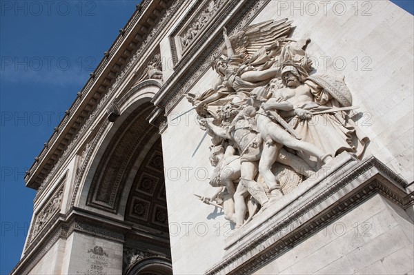 France, Region Ile de France, Paris 8e arrondissement, place Charles de Gaulle, place de l'Etoile, Arc de Triomphe, tombe du soldat inconnu,