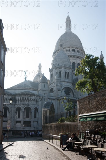 France, Region Ile de France, Paris, 18e arrondissement, Montmartre, basilique du Sacre Coeur,