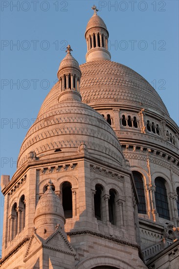 France, Region Ile de France, Paris 18e arrondissement, Montmartre, basilique du Sacre Coeur,