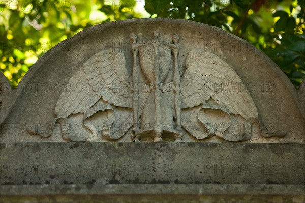 France, Region Ile de France, Paris 20e arrondissement, cimetiere du Pere Lachaise, sepulture, tombe