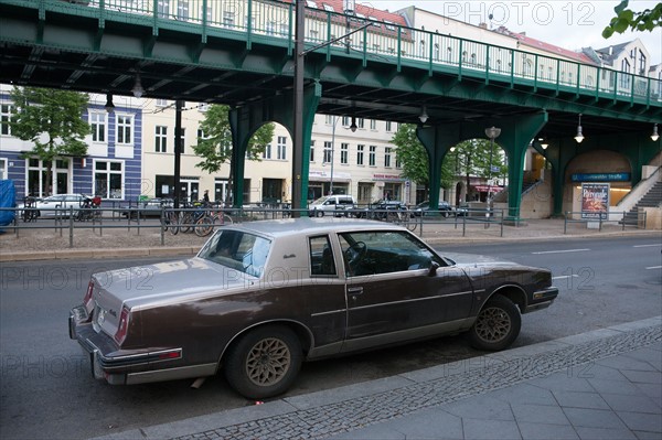 Allemagne (Germany), Berlin, Prenzlauer Berg, Prenzlauer Allee, rue, vitrine,