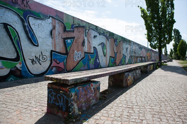 Allemagne (Germany), Berlin, Prenzlauer Berg, Mauer Park, vestiges du Mur de Berlin, jardin public,