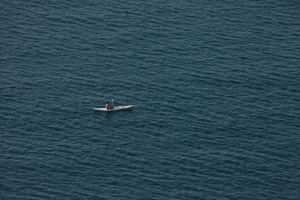 France, region Haute Normandie, Seine Maritime, pays des hautes falaises, Etretat, falaise d'aval,