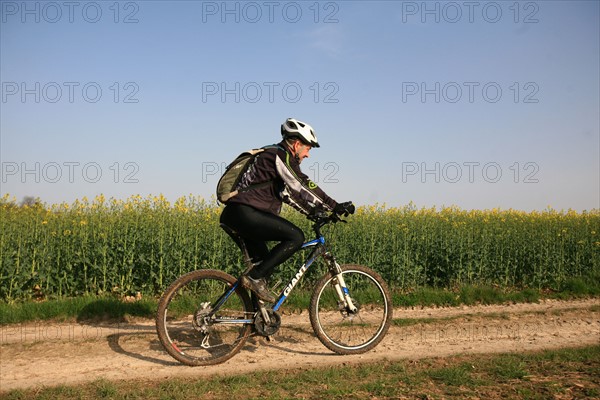 France, Haute Normandie, Seine Maritime, Abbaye du Valasse, journee des sports, randonnee, equitation, attelage et vtt, 30 mars 2014,