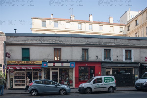 France, Ile de France, Paris 11e arrondissement, 101 rue de Charonne, ancien couvent des Benedictines du Bon-Secours, etablissements de filature Richard et Lenoir,