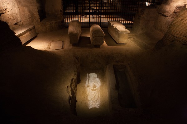 France, Ile de France, Seine Saint Denis, basilique de Saint-Denis, necropole des rois de France, crypte