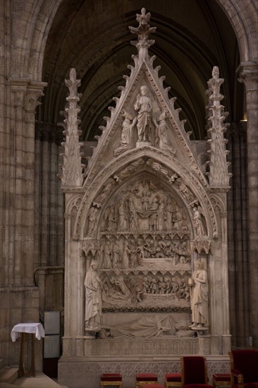 France, Ile de France, Seine Saint Denis, basilique de Saint-Denis, necropole des rois de France, tombeau de Dagobert,