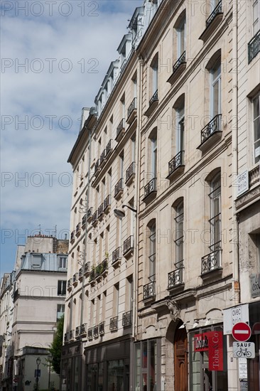 France, Ile de France, Paris, 2e arrondissement, rue d'Aboukir, quartier du Sentier,