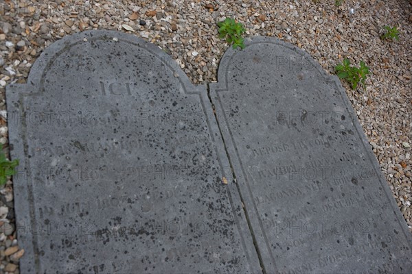 France, Ile de France, Paris 19e arrondissement, 44 rue de Flandre, cimetiere juif portugais, propriete du Consistoire Juif Francais