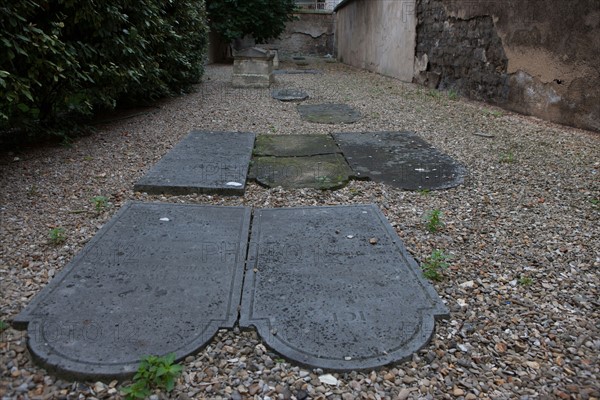 France, Ile de France, Paris 19e arrondissement, 44 rue de Flandre, cimetiere juif portugais, propriete du Consistoire Juif Francais