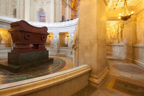 France, Ile de France, Paris 7e arrondissement, Dome des Invalides, tombeau de Napoleon 1er, sepulture