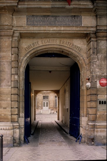 France, Ile de France, Paris 5e arrondissement, 47 quai des Tournelles, Hotel Miramion, ancien musee de la Medecine, desormais propriete privee,