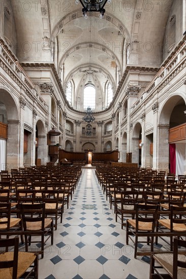 France, Ile de France, Paris 1er arrondissement, 145 rue Saint-Honore, temple de l'Oratoire du Louvre, protestantisme