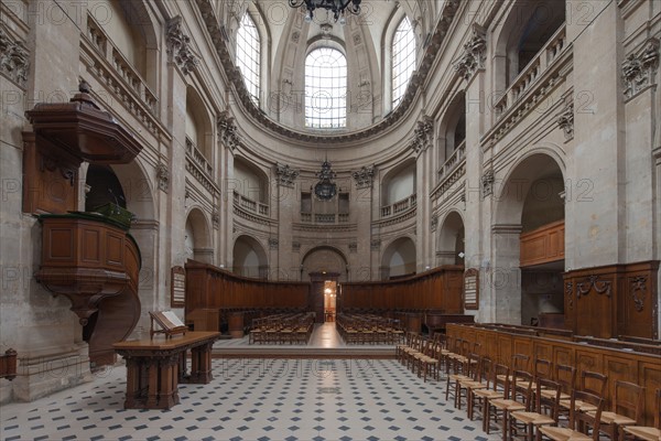 France, Ile de France, Paris 1er arrondissement, 145 rue Saint-Honore, temple de l'Oratoire du Louvre, protestantisme