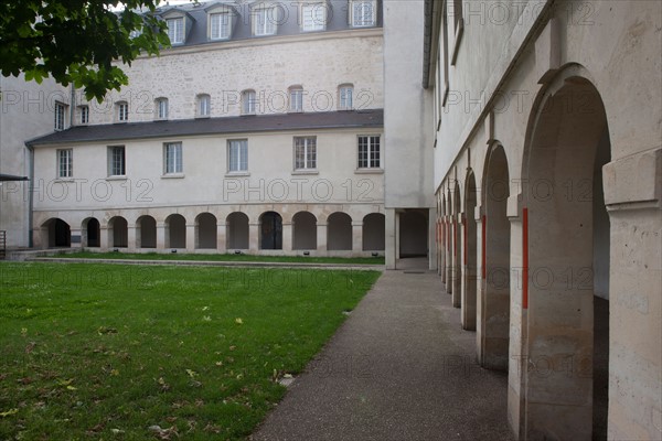 France, Ile de France, Paris 10e arrondissement, rue Saint-Martin, ancien couvent des Recollets, arcades, Maison de l'Architecture