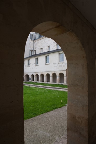 France, Ile de France, Paris 10e arrondissement, rue Saint-Martin, ancien couvent des Recollets, arcades, Maison de l'Architecture