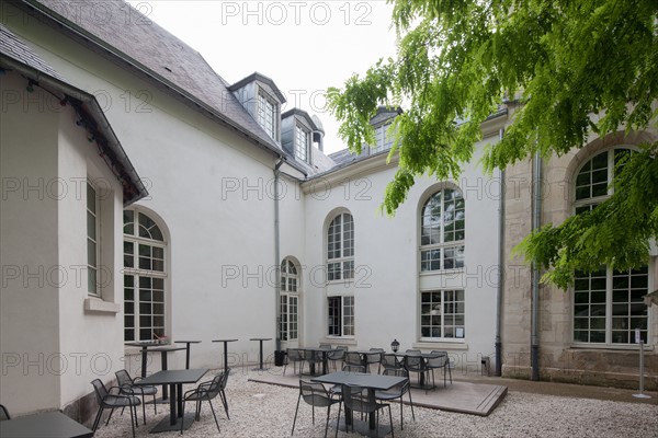 France, Ile de France, Paris 10e arrondissement, rue Saint-Martin, ancien couvent des Recollets, arcades, Maison de l'Architecture