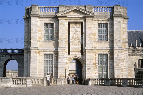 France, Ile de France, Val de Marne, Vincennes, chateau de Vincennes, monument historique, entree, porterie,