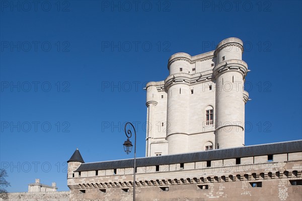 France, Ile de France, Val de Marne, Vincennes, chateau de Vincennes, monument historique, donjon,