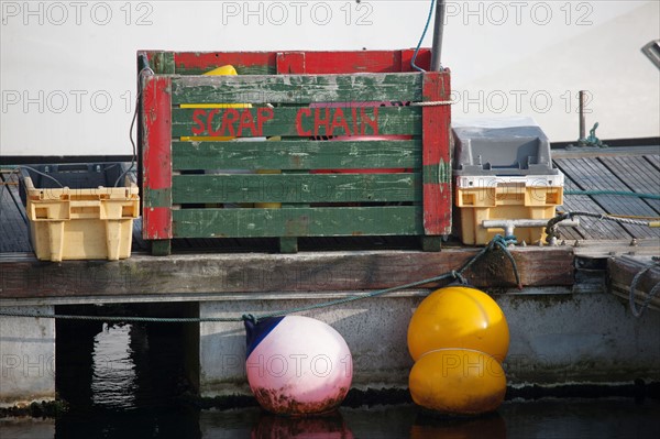 France, région Bretagne, Brittany, Finistère, Cap Sizun, Audierne, port, face à Plouhinec,