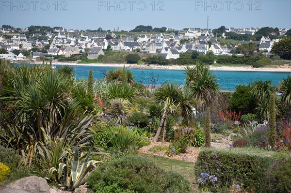 France, région Bretagne, Brittany, Finistère, Cap Sizun, Audierne, vue sur Plouhinec.