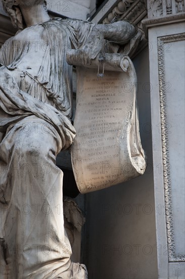 Statue de Molière, rue de Richelieu à Paris