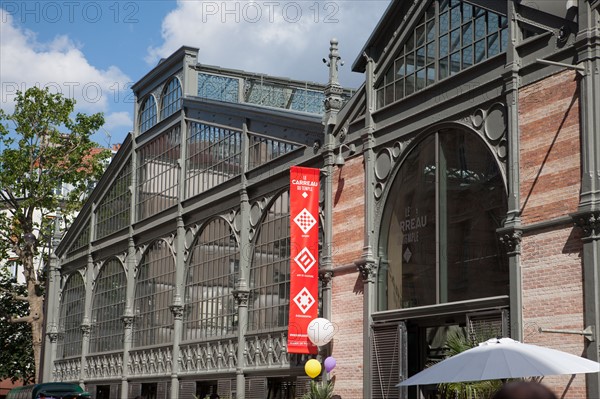 France, Région Ile de France, Paris 3e arrondissement, le Marais, Marché du Carreau du Temple,