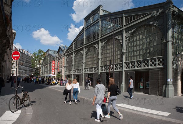 France, Région Ile de France, Paris 3e arrondissement, le Marais, Marché du Carreau du Temple,