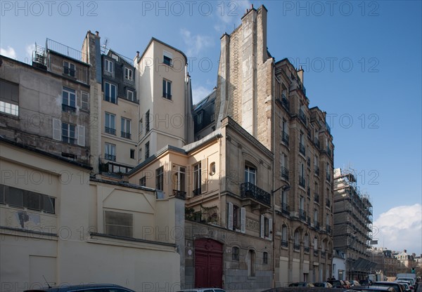 France, Région Ile de France, Paris 5e arrondissement, trou dans l'ilot au 8 rue Henri Barbusse,