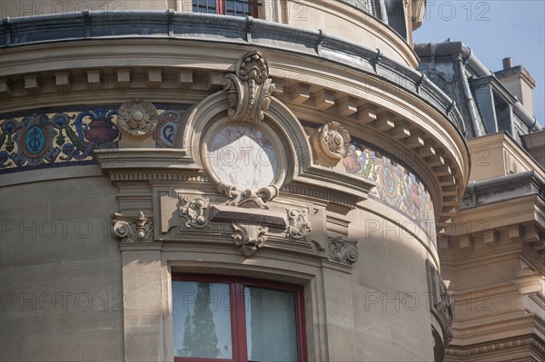 France, Région Ile de France, Paris 6e arrondissement, 117 boulevard Saint Germain, Cercle de la librairie Saint Germain, architecte Charles Garnier,