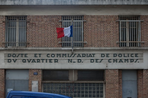 France, Région Ile de France, Paris 6e arrondissement, Rue Jean Bart, commissariat de police