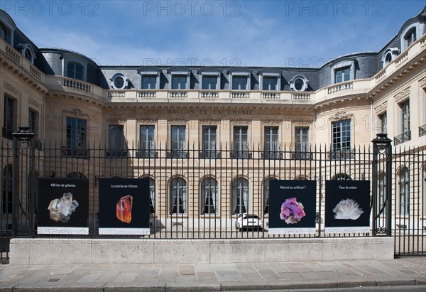 France, Région Ile de France, Paris 7e arrondissement, 28 rue Saint Dominique, Maison de la Chimie,