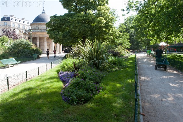 France, Région Ile de France, Paris 8e arrondissement, Parc Monceau, pavillons d'octroi de Ledoux,