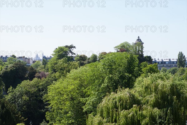 France, Région Ile de France, Paris 19e arrondissement, Parc des Buttes Chaumont, jardin, Ville de Paris, environnement, Second Empire,