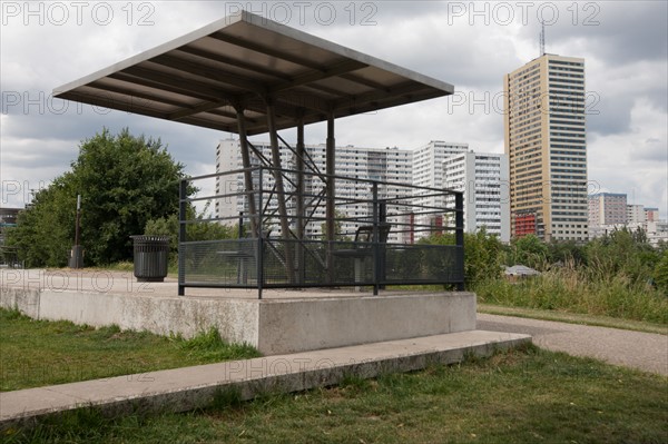 France, Région Ile de France, Seine Saint Denis, Bagnolet, Parc Départemental Jean Moulin, la Grande Traverse,