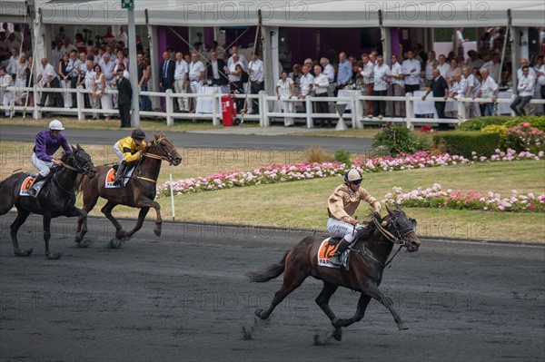 France, Région Ile de France, Val de Marne, hippodrome de Vincennes, Prix du Président de la République, Camille Levesque, trot monté,