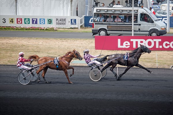 France, Région Ile de France, Val de Marne, hippodrome de Vincennes, Prix du Président de la République, Camille Levesque, trot monté,